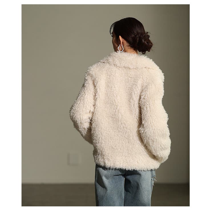 心まで温まるプードルフェイクファージャケット レディース ファッション | Sawa a la mode | 詳細画像10 