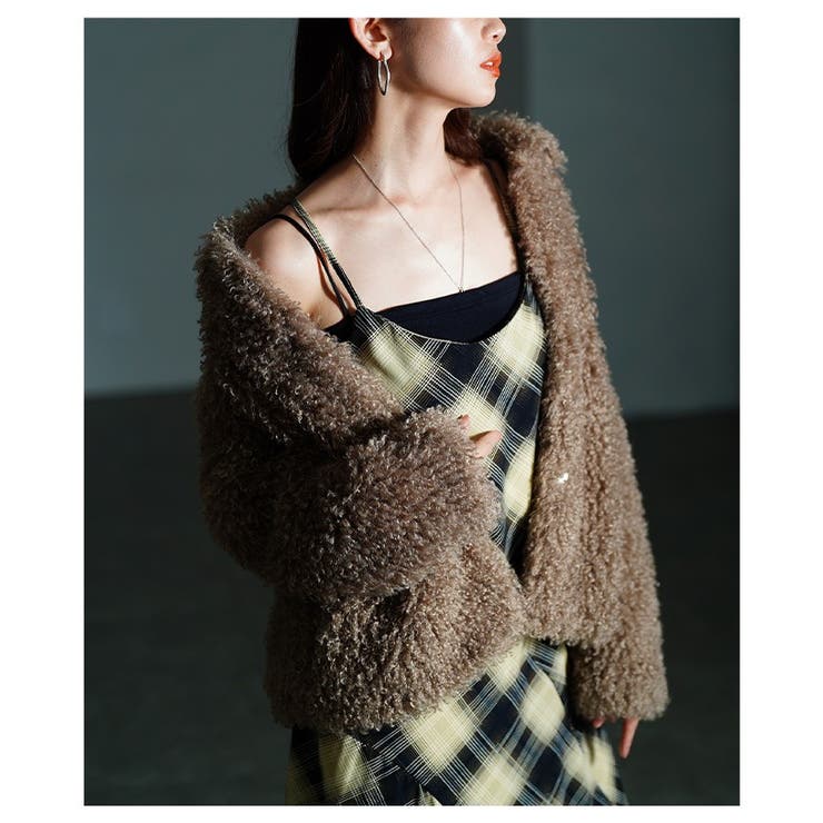 心まで温まるプードルフェイクファージャケット レディース ファッション | Sawa a la mode | 詳細画像14 