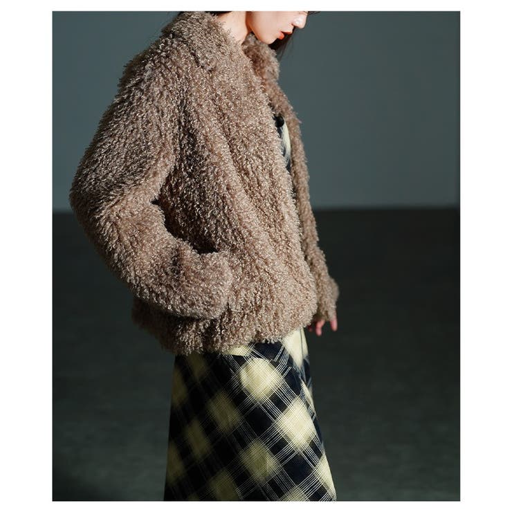 心まで温まるプードルフェイクファージャケット レディース ファッション | Sawa a la mode | 詳細画像17 