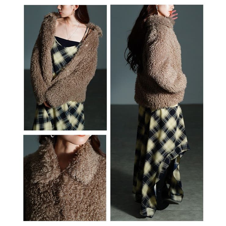 心まで温まるプードルフェイクファージャケット レディース ファッション | Sawa a la mode | 詳細画像19 