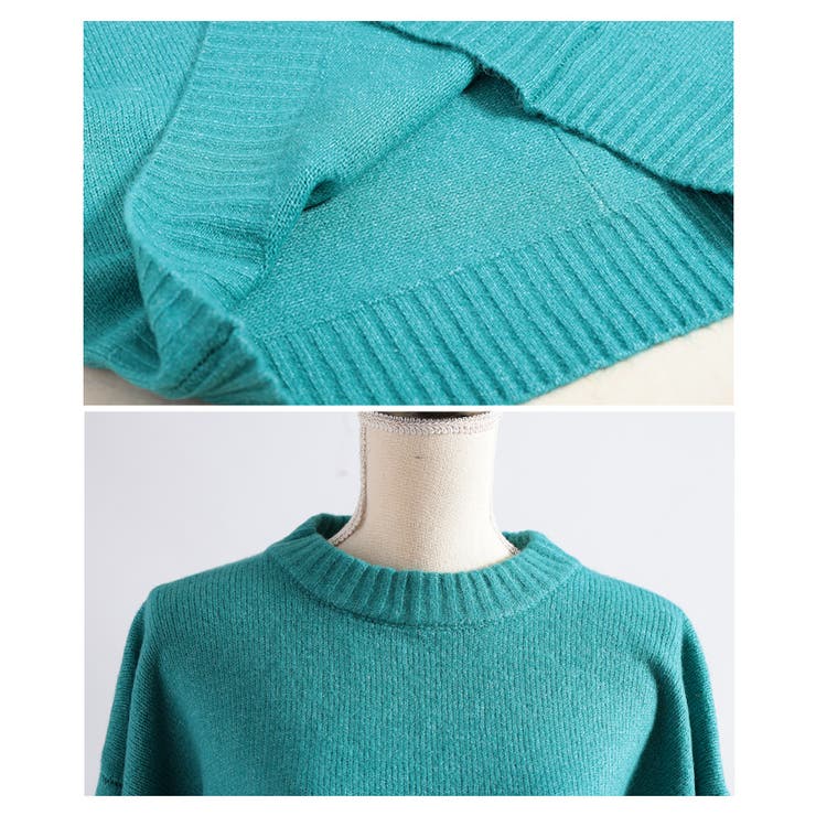 デイリーに着まわせるショートニットプルオーバートップス レディース ファッション | Sawa a la mode | 詳細画像23 