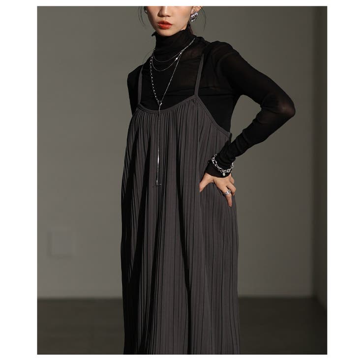 着丈に合わせてセルフカットできるリブキャミワンピース レディース ファッション | Sawa a la mode | 詳細画像19 