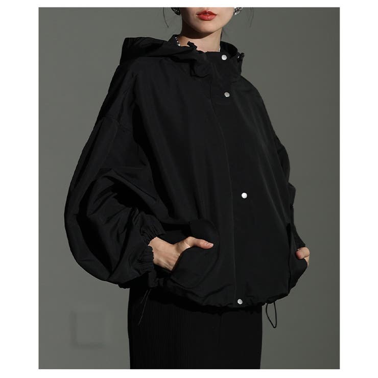 軽やかに羽織れるライトボリュームマウンテンパーカー レディース アウター | Sawa a la mode | 詳細画像18 