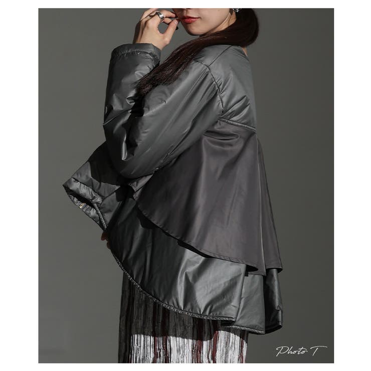 後ろ姿で魅せるバックフレアブルゾン レディース アウター | Sawa a la mode | 詳細画像2 