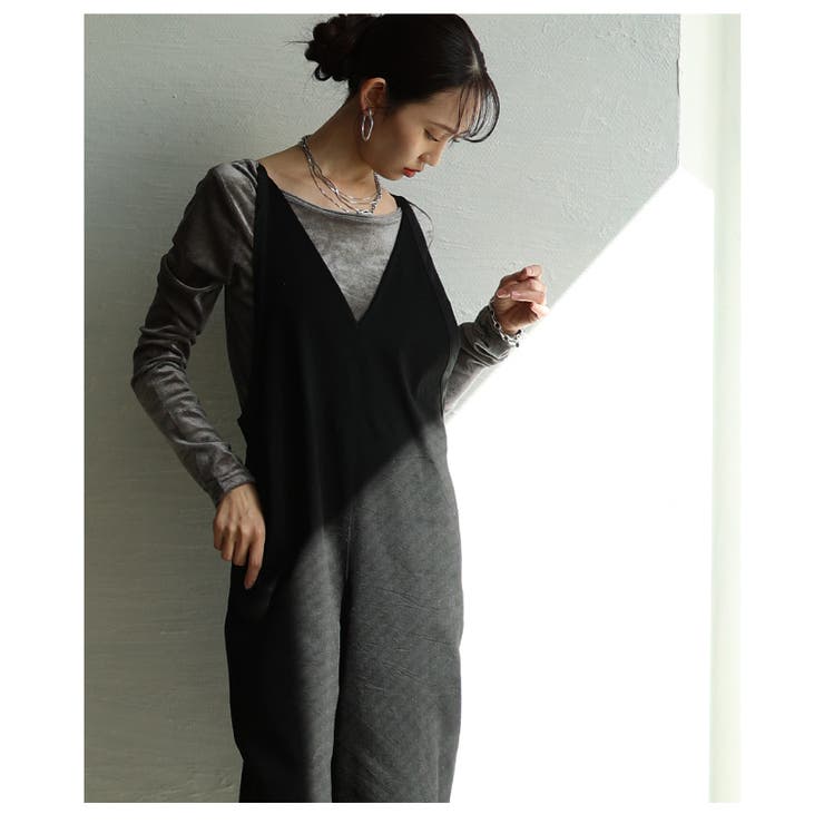 ラクなのに大人顔に決まるストレッチデニムオールインワン レディース ファッション | Sawa a la mode | 詳細画像16 