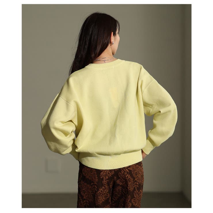 毎日着たくなるスウェットライクニットプルオーバー レディース ファッション | Sawa a la mode | 詳細画像9 