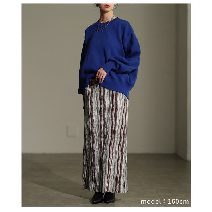 毎日着たくなるスウェットライクニットプルオーバー レディース ファッション | Sawa a la mode | 詳細画像13 