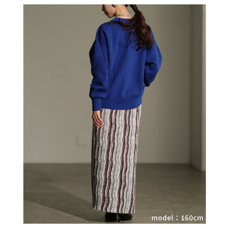 毎日着たくなるスウェットライクニットプルオーバー レディース ファッション | Sawa a la mode | 詳細画像15 