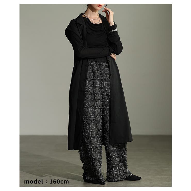 纏うだけで洗練さ引き立つロングジレジャケット レディース ファッション | Sawa a la mode | 詳細画像4 