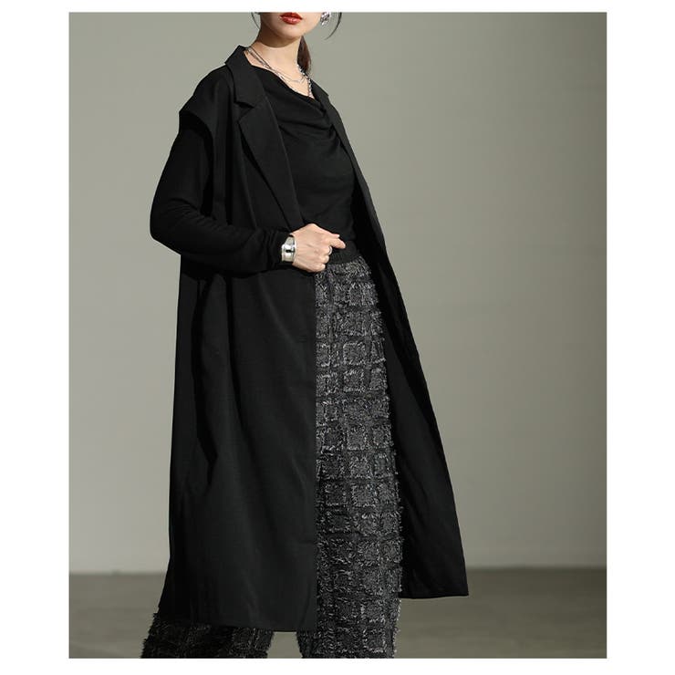 纏うだけで洗練さ引き立つロングジレジャケット レディース ファッション | Sawa a la mode | 詳細画像8 