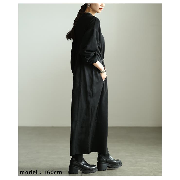 上品＆抜け感を演出する切替タックスリーブドロストワンピース レディース | Sawa a la mode | 詳細画像12 