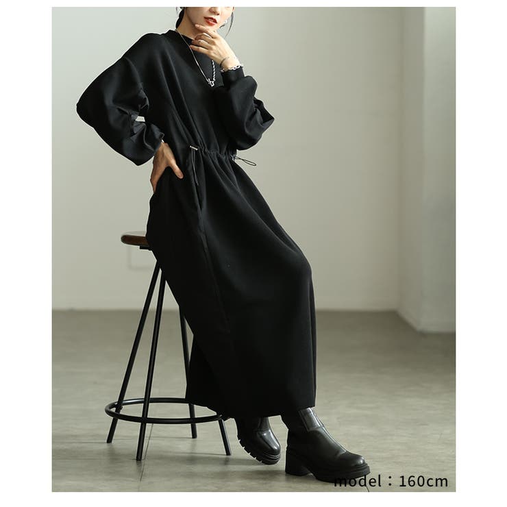 上品＆抜け感を演出する切替タックスリーブドロストワンピース レディース | Sawa a la mode | 詳細画像22 