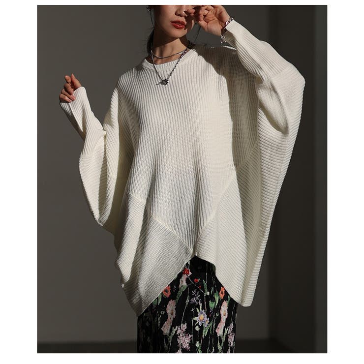 ゆるっとこなれるドルマンニットトップス レディース ファッション | Sawa a la mode | 詳細画像22 