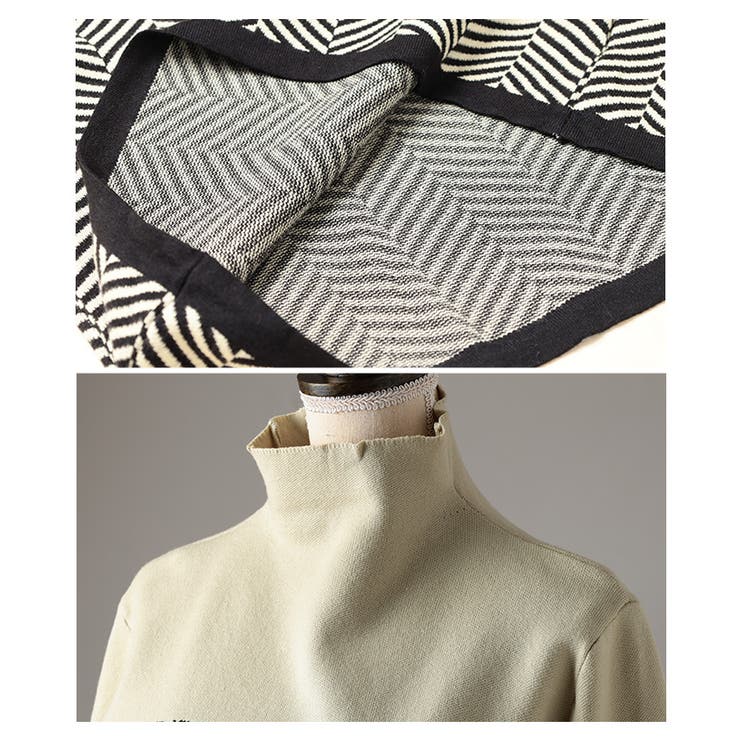 着るだけでサマになるジオメトリック柄ニットトップス レディース ファッション | Sawa a la mode | 詳細画像23 