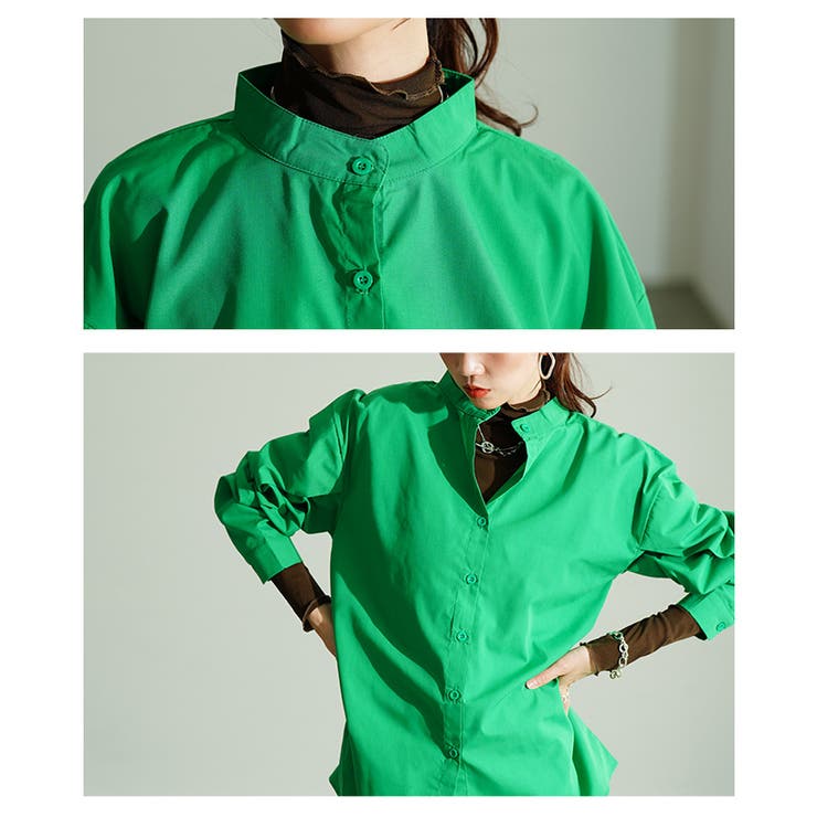 「個性×彩り」スリットスリーブデザインシャツブラウス レディース ファッション | Sawa a la mode | 詳細画像5 