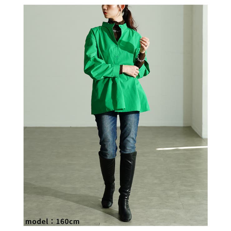 「個性×彩り」スリットスリーブデザインシャツブラウス レディース ファッション | Sawa a la mode | 詳細画像7 