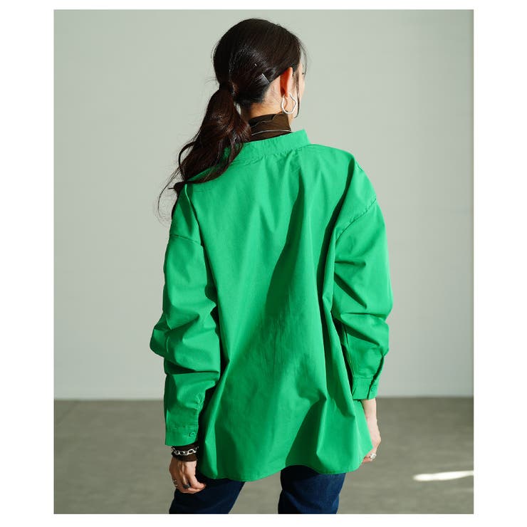 「個性×彩り」スリットスリーブデザインシャツブラウス レディース ファッション | Sawa a la mode | 詳細画像8 