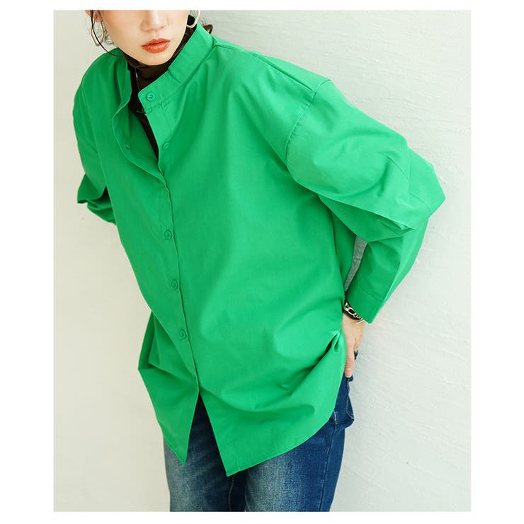 「個性×彩り」スリットスリーブデザインシャツブラウス レディース ファッション | Sawa a la mode | 詳細画像9 