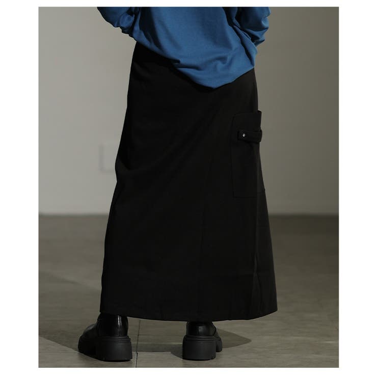 エッジを効かすカーブジップAラインカーゴ風スカート レディース ファッション | Sawa a la mode | 詳細画像14 