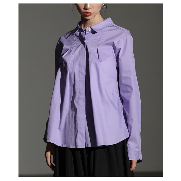 鮮やかなカラーが目を惹くコットンシャツブラウス レディース ファッション | Sawa a la mode | 詳細画像12 