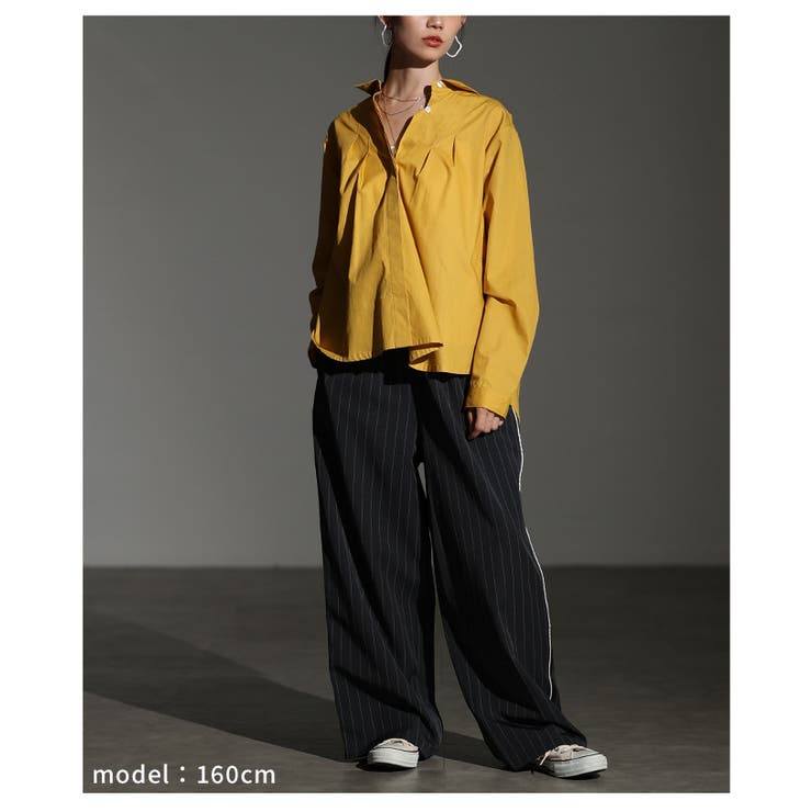 鮮やかなカラーが目を惹くコットンシャツブラウス レディース ファッション | Sawa a la mode | 詳細画像15 