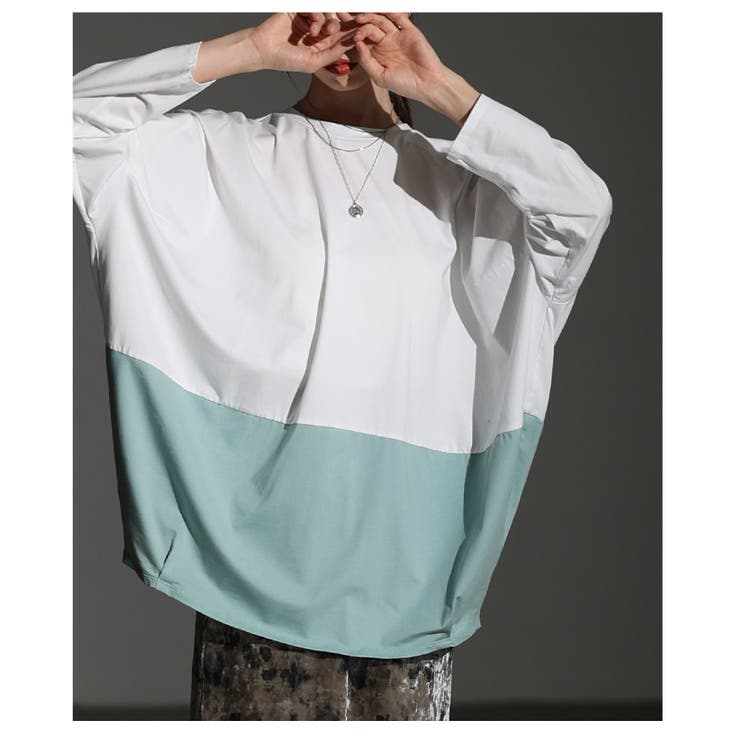 ゆるっと即こなれるバイカラープルオーバー レディース ファッション | Sawa a la mode | 詳細画像16 