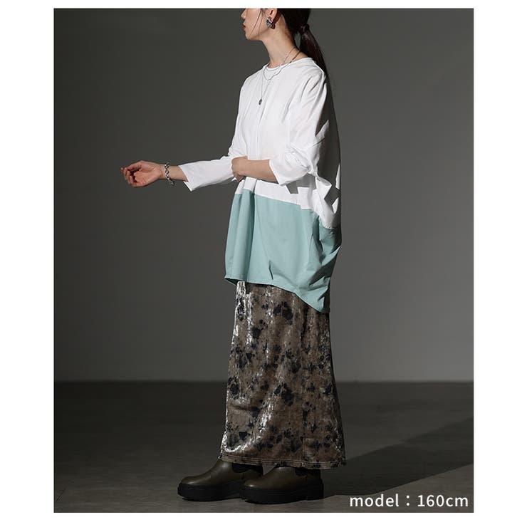 ゆるっと即こなれるバイカラープルオーバー レディース ファッション | Sawa a la mode | 詳細画像21 