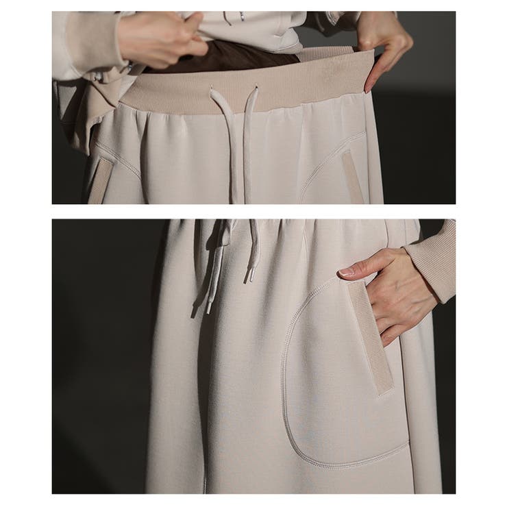 「リラクシー×きれい見え」ポケット付きステッチデザインスカート レディース ファ… | Sawa a la mode | 詳細画像5 