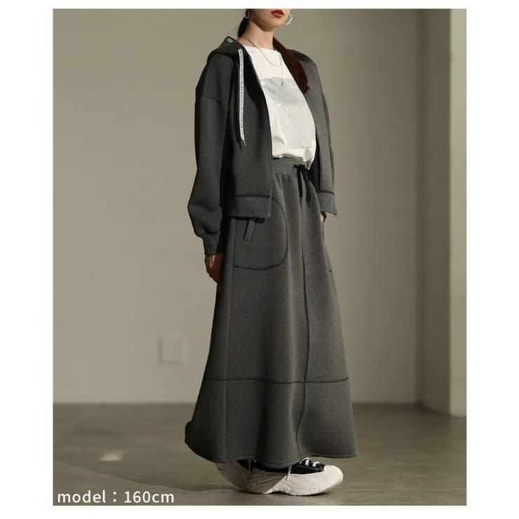 「リラクシー×きれい見え」ポケット付きステッチデザインスカート レディース ファ… | Sawa a la mode | 詳細画像19 