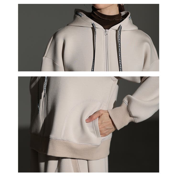 ヒトクセお洒落なステッチデザインフーディー レディース ファッション | Sawa a la mode | 詳細画像5 