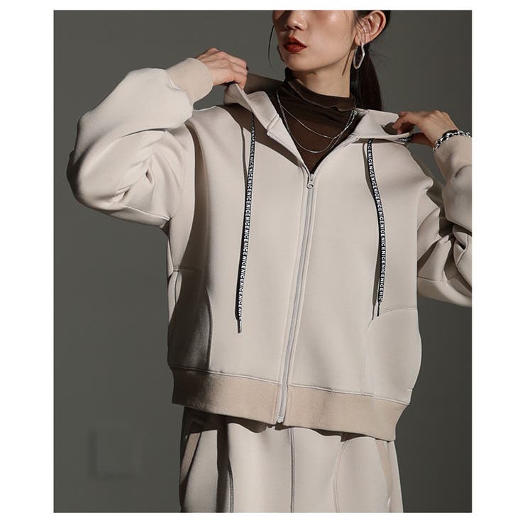 ヒトクセお洒落なステッチデザインフーディー レディース ファッション | Sawa a la mode | 詳細画像9 