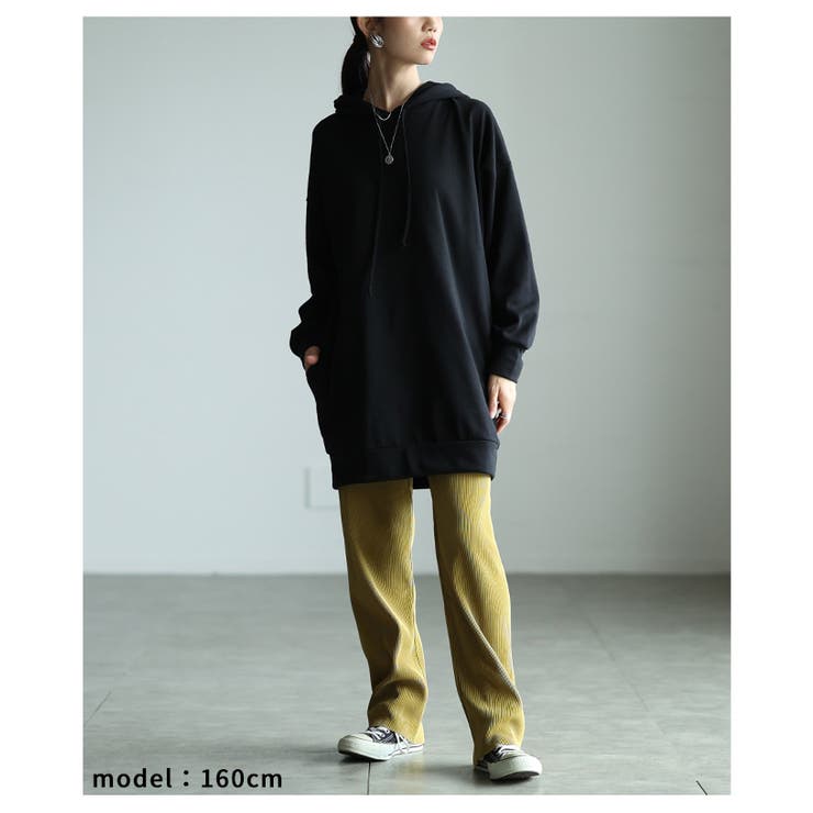 大人が似合うビッグシルエットフーディートップス レディース ファッション | Sawa a la mode | 詳細画像7 