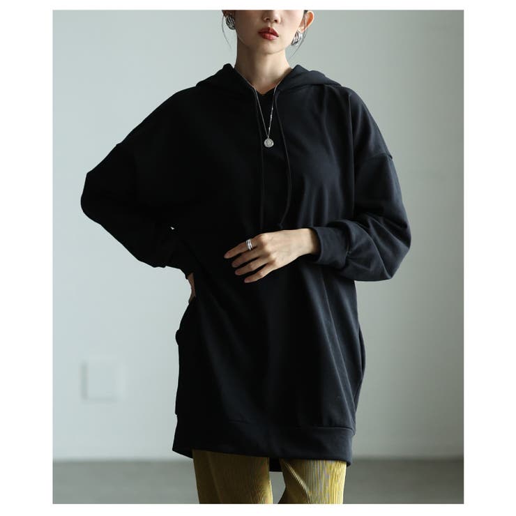 大人が似合うビッグシルエットフーディートップス レディース ファッション | Sawa a la mode | 詳細画像12 