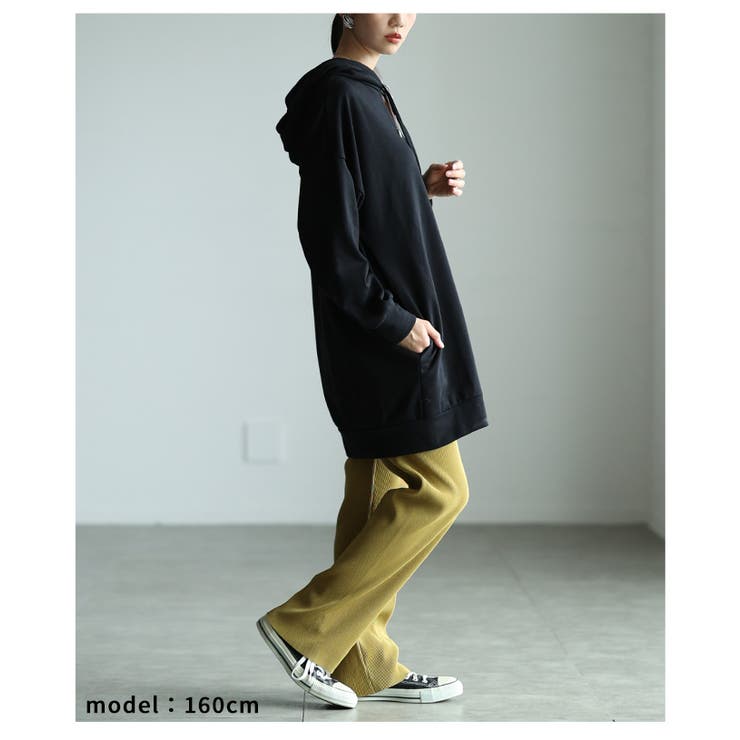 大人が似合うビッグシルエットフーディートップス レディース ファッション | Sawa a la mode | 詳細画像14 