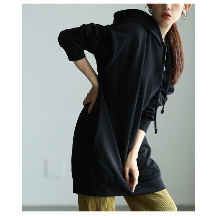 大人が似合うビッグシルエットフーディートップス レディース ファッション | Sawa a la mode | 詳細画像16 