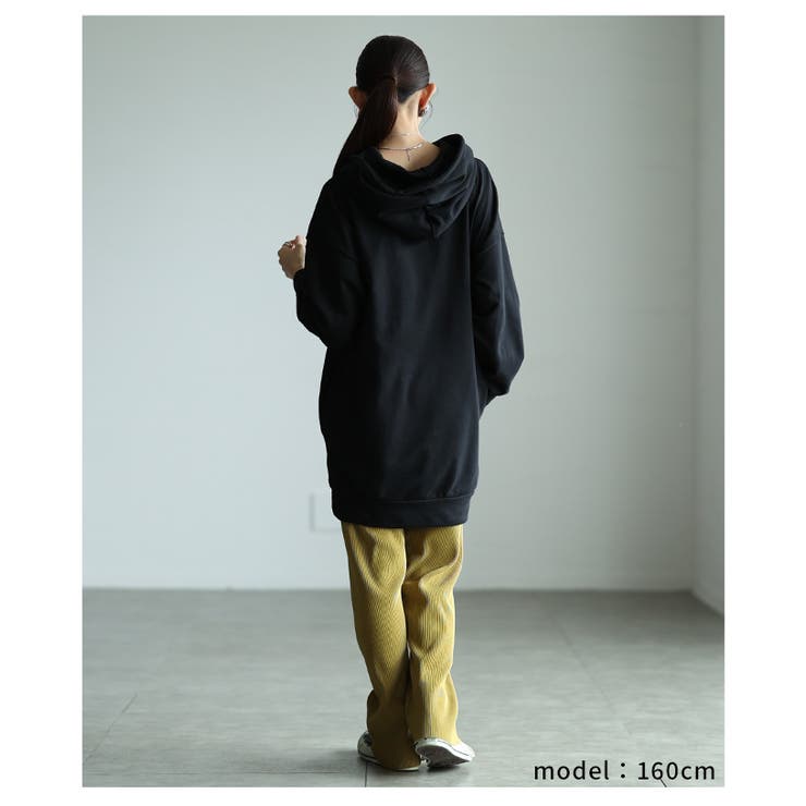 大人が似合うビッグシルエットフーディートップス レディース ファッション | Sawa a la mode | 詳細画像18 