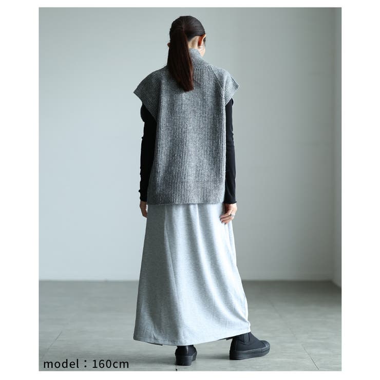 モードに映えるジップデザインロングスカート レディース ファッション | Sawa a la mode | 詳細画像18 