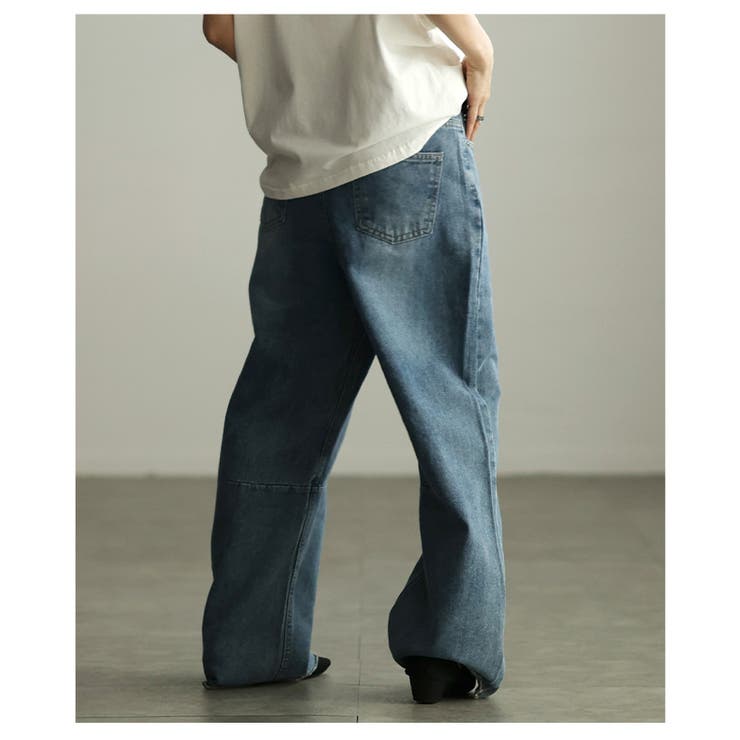 シルエットで差がつくカーブデニム レディース ジーンズ | Sawa a la mode | 詳細画像18 