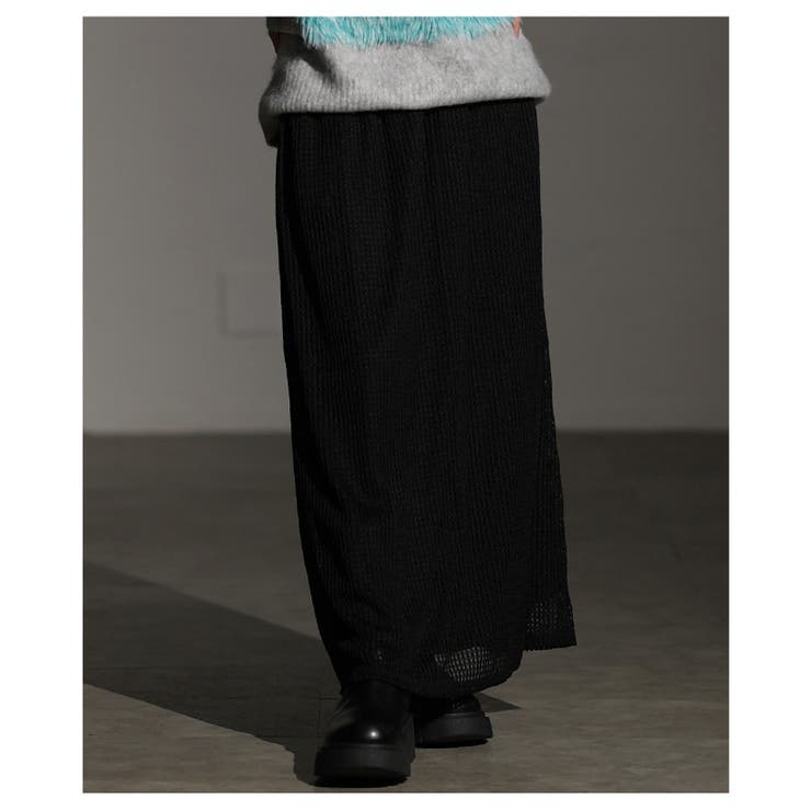 軽やかにすらり穿けるメッシュストレートロングスカート レディース ファッション | Sawa a la mode | 詳細画像16 