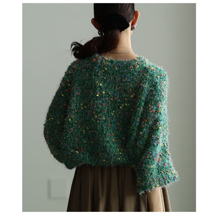 ホリデー気分高まるカラフルネップMIXニットトップス レディース ファッション | Sawa a la mode | 詳細画像20 