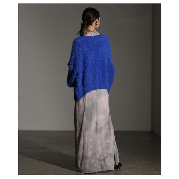 レイヤードが映えるマーブルプリントチュールキャミワンピース レディース | Sawa a la mode | 詳細画像14 