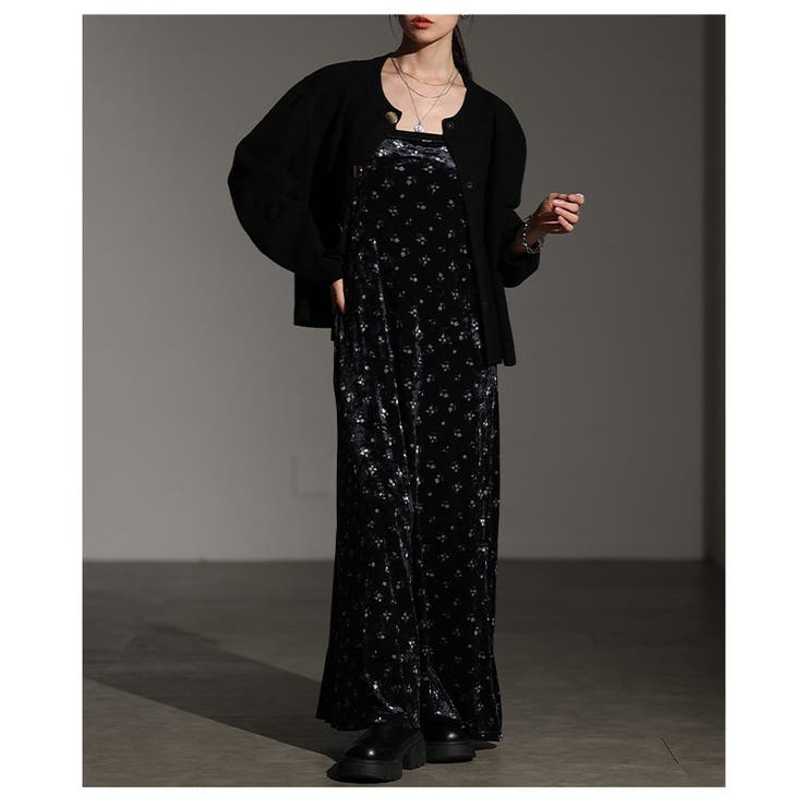 艶と線を纏う大人の小花柄ベルアキャミソールワンピース レディース ファッション | Sawa a la mode | 詳細画像8 