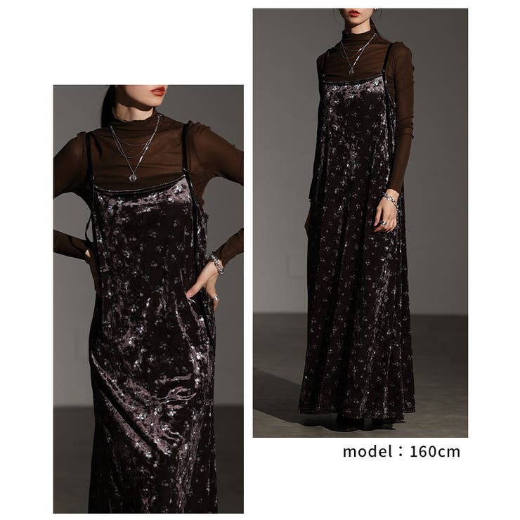 艶と線を纏う大人の小花柄ベルアキャミソールワンピース レディース ファッション | Sawa a la mode | 詳細画像15 