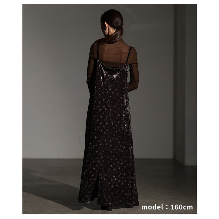 艶と線を纏う大人の小花柄ベルアキャミソールワンピース レディース ファッション | Sawa a la mode | 詳細画像21 