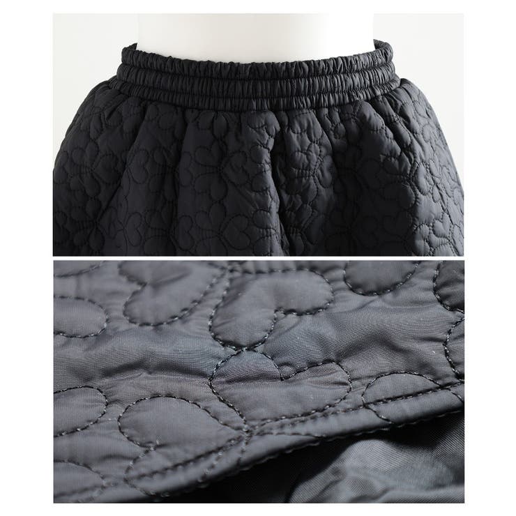 冬の主役になるハートキルティング中綿コクーンスカート レディース ファッション | Sawa a la mode | 詳細画像23 