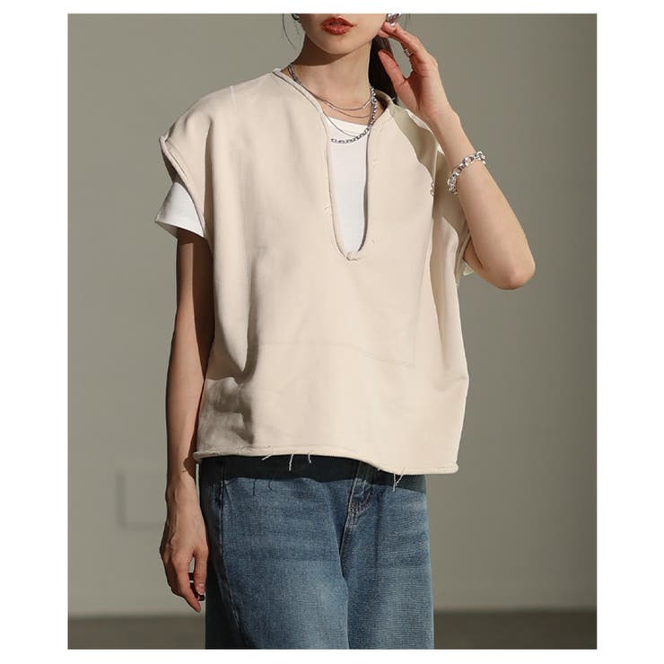 プラスワンで即オシャレが叶うショートレイヤードベスト レディース トップス | Sawa a la mode | 詳細画像4 