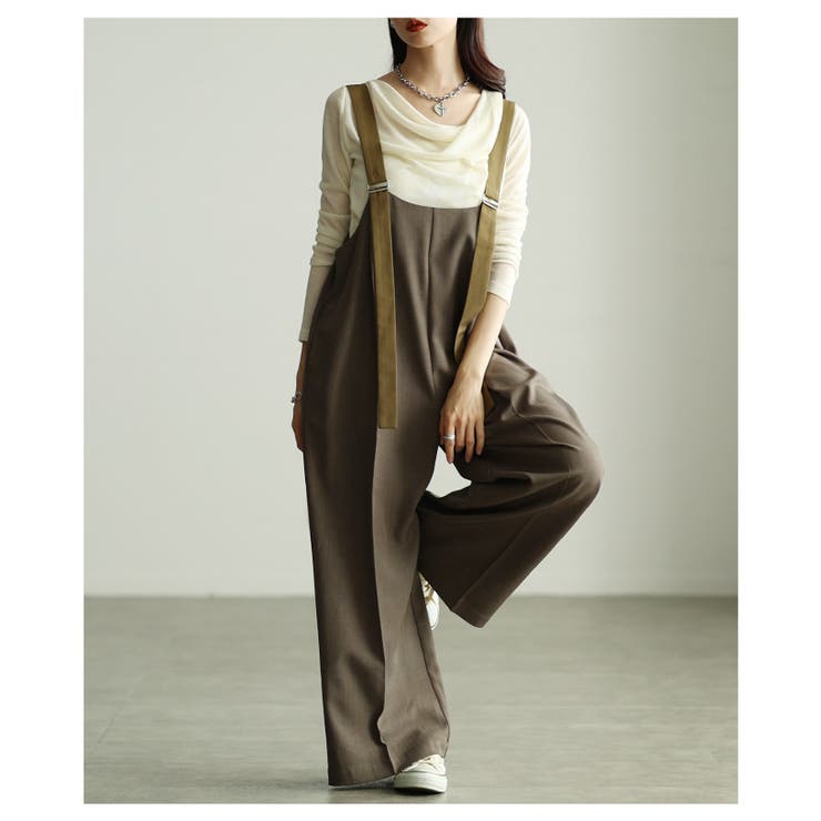 ハンサムに着る大人のサロペットパンツ レディース ファッション | Sawa a la mode | 詳細画像12 