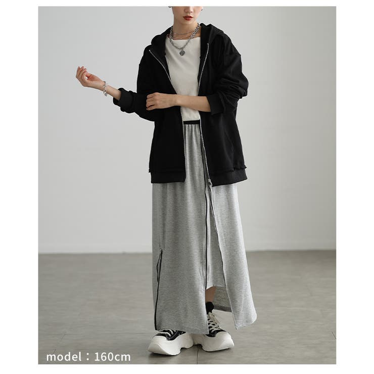 羽織るだけでこなれ感のダブルジップパーカー レディース アウター | Sawa a la mode | 詳細画像13 