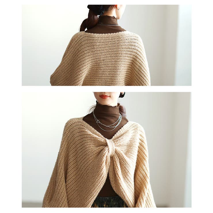 リボンを纏うニットボレロ レディース トップス | Sawa a la mode | 詳細画像5 