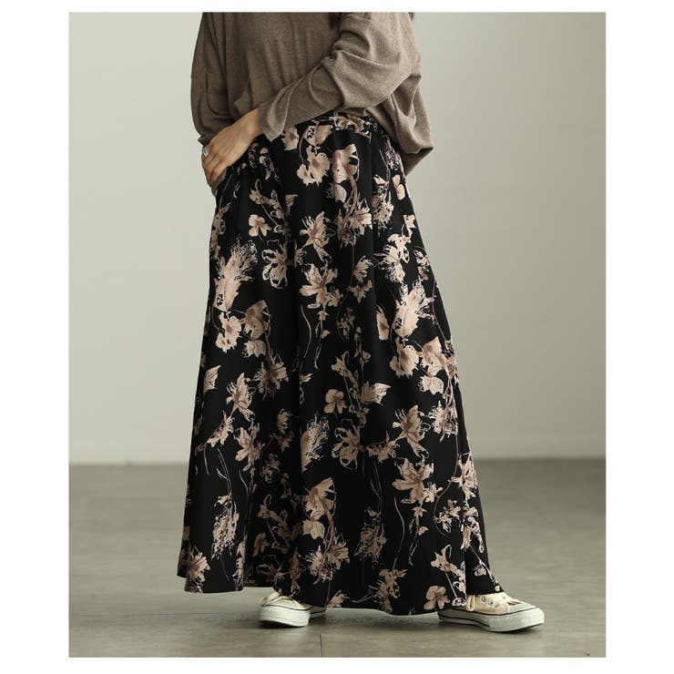 大人モダンな花模様に魅了する花柄フレアスカート レディース ファッション | Sawa a la mode | 詳細画像14 